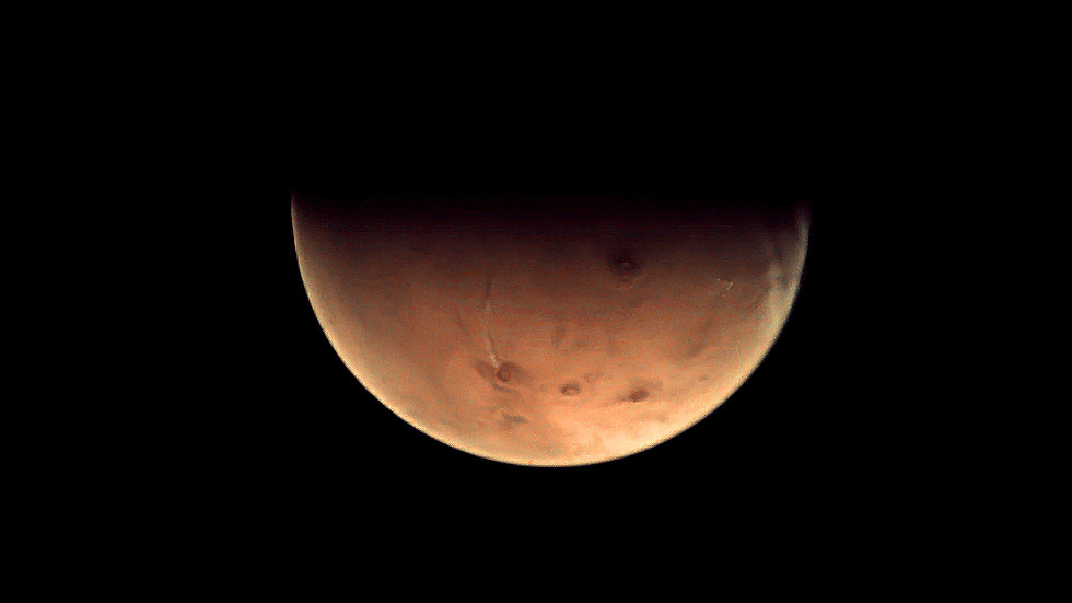 10.000 km über dem Mars (Foto ESA 2012-12-15)
