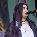 Fatma Walet Cheick vonTamikrest in Nürnberg beim Bardentreffen 2014