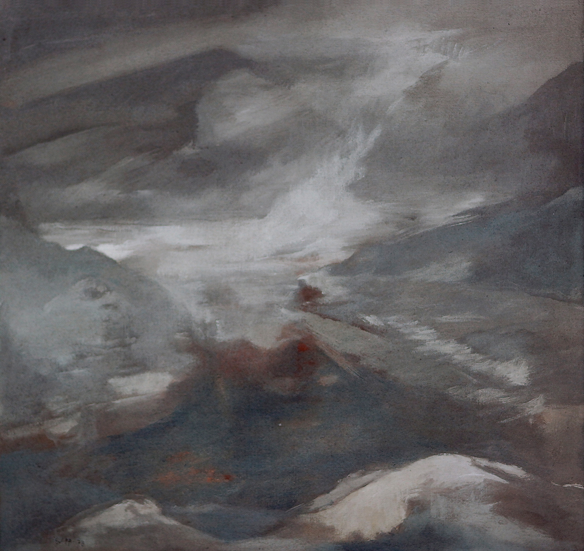 Ernst Weiers: Nebel in den Bergen (1977/1978)