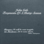 Cale, John: Fragments Of A Rainy Season (2016)