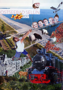 Urlaubscollage Ostseebad Sellin 2017