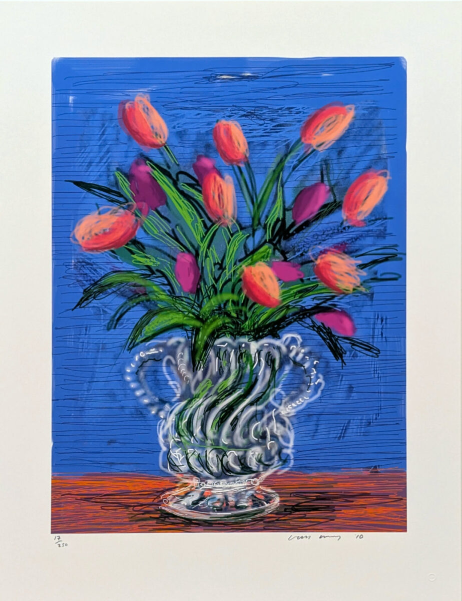 David Hockney: Untitled No. 346, iPad-Zeichung 2010 aus A Bigger Book