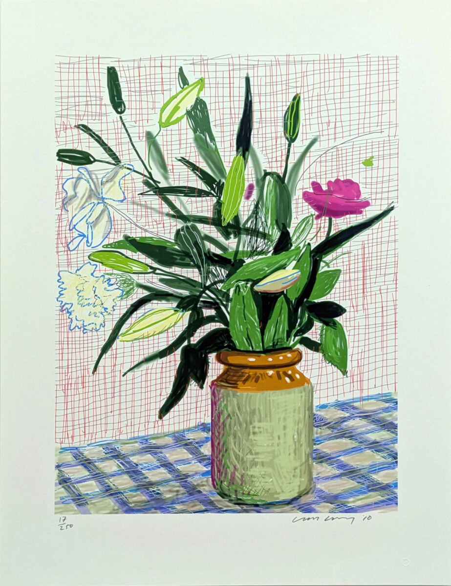 David Hockney: Untitled No. 516, iPad-Zeichung 2010 aus A Bigger
